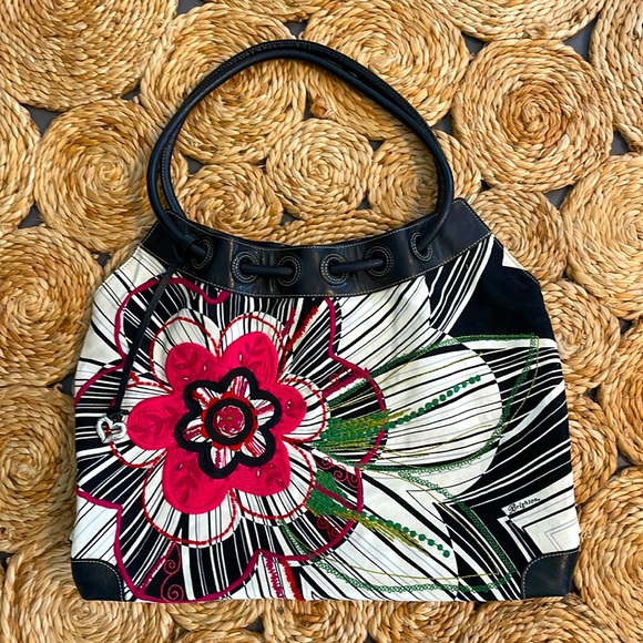 Brighton Handbags - Brighton floral shoulder tote